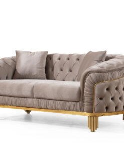 Delfi (58-Taupe) Loveseat
