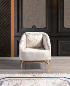 Diamond (Ivory Velvet) Chair