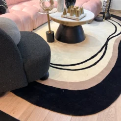 Beluga Tufted Design 57 Ivory Black