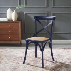 Gear Dining Side Chair in Midnight Blue